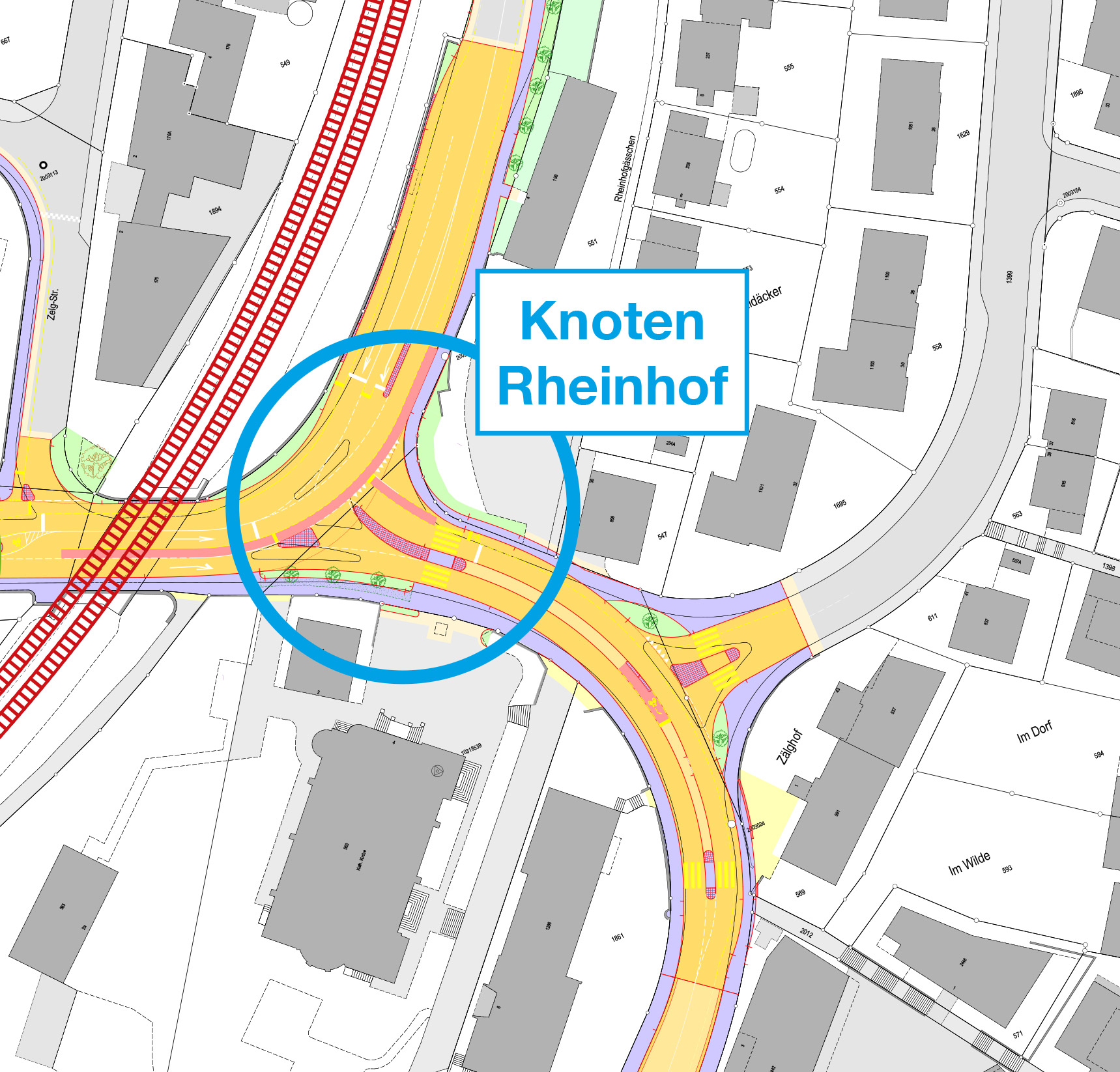 Plan Knoten Rheinhof